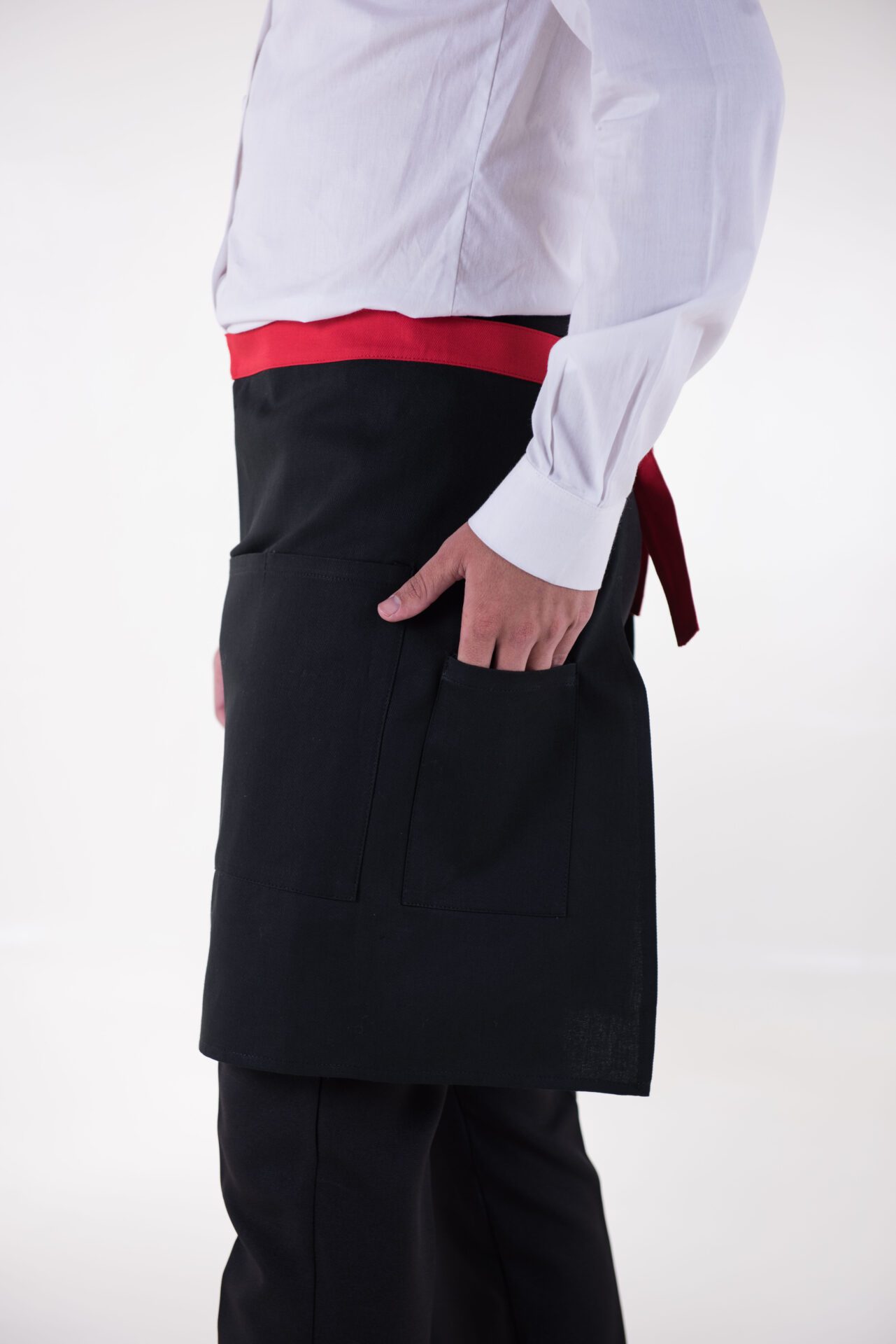 uniforme gastronomico delantal faldon unisex bolsillos parker