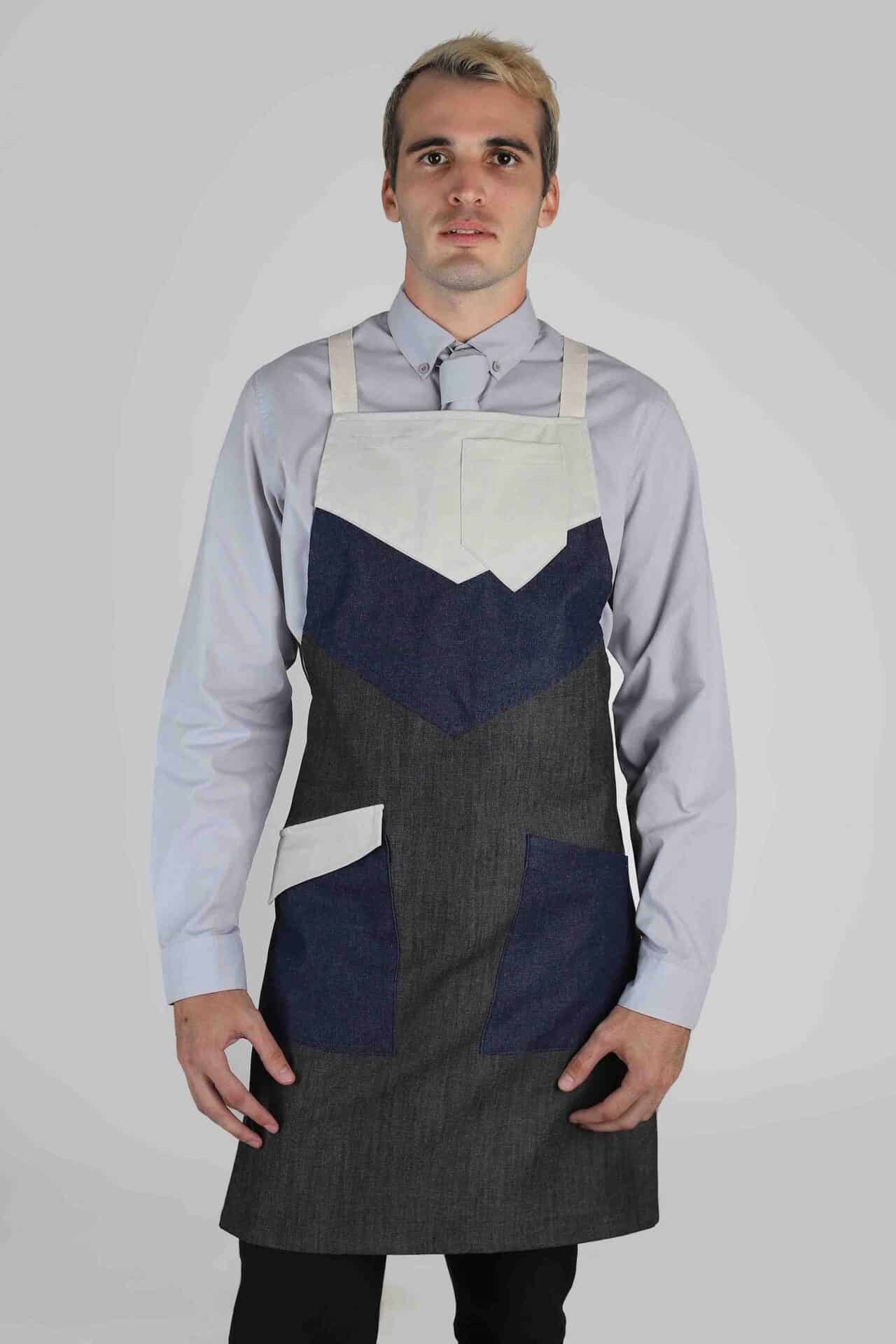 Delantal gastronomico de diseño Mandil Blur