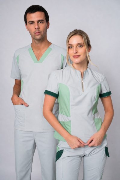 Ambo Seal y Ambo Macy Gray Arciel gris perla - verde agua