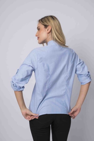 Camisa uniforme My Girl vista trasera con pinzas Dior