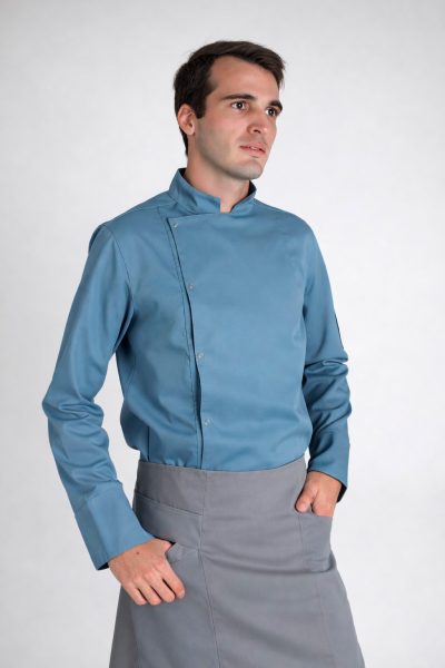 Chaqueta de Chef Foster | Chaqueta Gastronómica Profesional SFU 4 Chaqueta de Chef Foster PERFIL