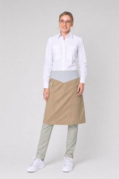 Delantal de cintura Garden en gabardina