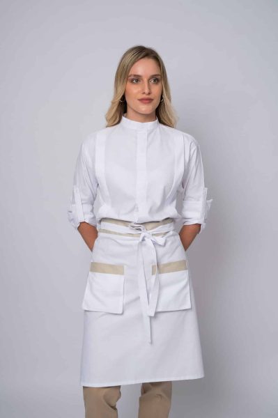 Delantal faldón profesional Marsalis A707 ideal para restaurantes y cocinas de alta exigencia